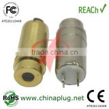 Nickel plated 2.5mm phone jack connector
