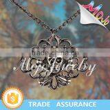 Punk Style Zinc Alloy Huge Head Skeleton Pendant Necklace thumbnail-3