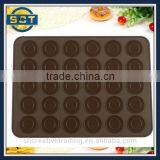 30 Capacity Silicone Macaron Baking Sheet Mat Muffin DIY Macaron Mould