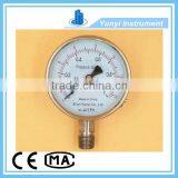 SS316 Double Scale Pressure Gauge kg and Psi thumbnail-3