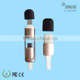 High Quality 2 In1 Manual Retractable Flat Noodle Usb Cable for Micro Usb and Iphone6/5/5s/5c