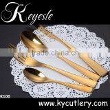 Good Quality Gold Plated Cutlery Set Stainless Steel thumbnail-5
