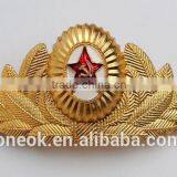 Custom Gold Star Russian Pin Badge, Engraved 3d Wing Metal Lapel Pins, Metal Pin Badges With Butterfly Clasp thumbnail-2