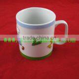YF18290 350ml Letter Embossing Ceramic Mug