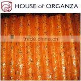 Bronzing Organza Fabric for Holiday Decoration