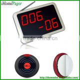 CE certification low price food court wireless guest waiting system
