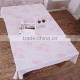 Rosette Satin Table Cloth/ Waterproof Tablecloth/rose Sequin Tablecloth thumbnail-2