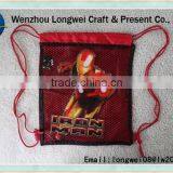 Iron Man Nonwoven Drawstring Canvas Shopping Bag thumbnail-1
