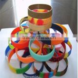 Hotsale promotional gift silicone bracelet /silicone wristbands /silicone bands