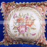 Gift Silk Cushion Cover With Handmade Tassel thumbnail-1