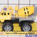 Funny Yellow Truck Toy Happy Kids Plastic Toy Concrete Mixer Truck thumbnail-1