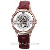 Genuine Leather Mechanical Skeleton Japan Movement Watch thumbnail-3