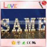High Quality Metal Christmas Wedding Marquee Letter Table Decoration thumbnail-1