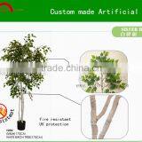 Custom Made Silver Birch Tree/Manufacture High Quality Autum Color Artificial White Birch Tree Decoration