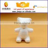 Flower Bear Plastic Animal Toy for Decoration/toy Diy for Kids
