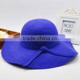 In Stock Cheap Wide Brim Wool Felt Hat Blank Wholesale thumbnail-3