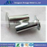 GB875 Thin Round Head Semi-tubular Copper Rivets thumbnail-1