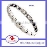 High polishing negative ion germanium power stainless steel bracelet