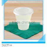 5oz Clear Disposable Plastic Cups With Flat Lids Pet Saucer Use Wholesale thumbnail-1