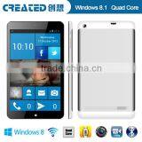 8 Inch IPS Panel Intel 3735F Quad Core 1.83Ghz Windows8 Tablet pc