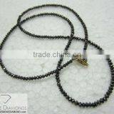 Natural Diamond Faceted Beads Becklace/Strand