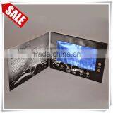 Paper Custom LCD Video Brochure Card, External Video Capture Card, Promotional Video Card