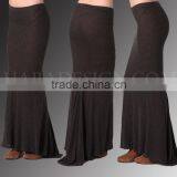 Designer long formal skirt in fishcut design