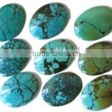 18x13mm oval natural turquoise gemstone cabochons