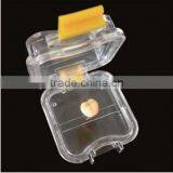 Plastic Film Denture Box/retainer Box/teeth Storage Box With Membrane