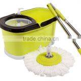Plastic Mopnado Deluxe Walkable Spin Spring Cotton Mop Head With Antique Metal Bucket thumbnail-3