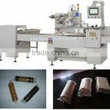 Automatic Single Row Biscuit/ Cookies on Edge Without Tray Flow Packing Machine