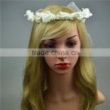 Fashion White Flowers Hair Accessory Indian Wedding Garland Tassel Garland New Style thumbnail-1