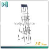 Portable &Outdoor Muliti Layers Metal Magazine Racks L /Magazine Display Racks HSX-105 thumbnail-4