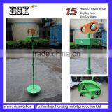 Dismounting Metal Rotating Hooks Display Stand Moving With Wheels HSX-FS0035