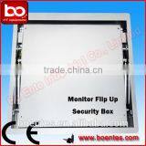 Student Tabletop Computer LCD Monitor Manual Flip Up/Pop Up Box for School Educate Project