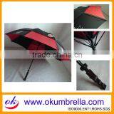 Branded Golf Umbrellas With 2 Layers Windproof Fiberglass Frame in Large Size thumbnail-1