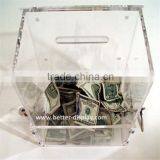 Wholesale Acrylic Fundraising Money Boxes