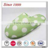 Fresh Green Wave Point Customized Logo Indoor Slippers thumbnail-2
