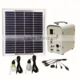12V 5w solar panel home lighting system and solar lighting kit with led light