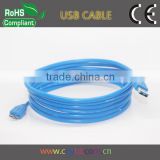 Blue samsung S5 usb cable micro usb 3.0 cable