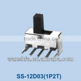 single pole slide switch SS-12F02(1P2T)