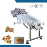 China Made Dual Motor Food Grade Biscuit Stacking Machine