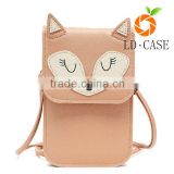hot sales new design small animal pattern PU fashion mini bag for cellphone