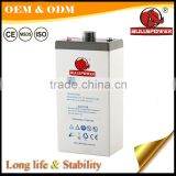 Low self-discharge rate and long service life UPS solar power battery 2v 200ah