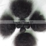12 inch Full Cuticle afro kinky curly100% unprocessed Virgin Brazilian human Hair extension