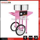 Wheels Commercial Cotton Candy Floss Machine Snack Machine