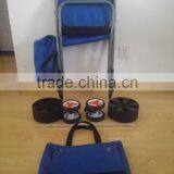 US Deluxe Foldable Beach Wonder Cart Folding Storage Transport Wheeler Trolley thumbnail-6