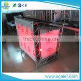 1000*904*1150mm LED Dj Booth Bar Table With Acrylic Board thumbnail-6