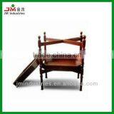 Removable Antique Two-tiers Wooden Tray With Feet&rack thumbnail-2