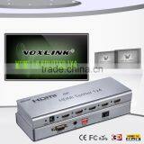 VOXLINK 4K HDMI Splitter 1x4 (HDMI 1.4,HDCP1.4 ,4K,IR Extension, EDID Management, RS232) EU/US/UK/AU thumbnail-1